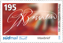Briefmarke Zeppelin 195