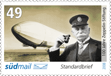 Briefmarke Zeppelin 49