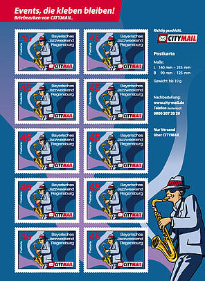Briefmarke Jazzweekend