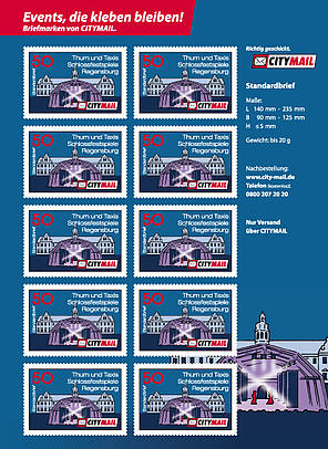 Briefmarke Schlossfestspiele