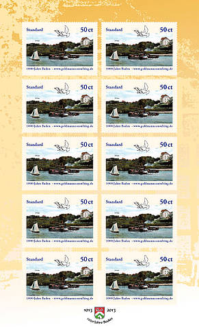 Briefmarkenbogen - 50ct