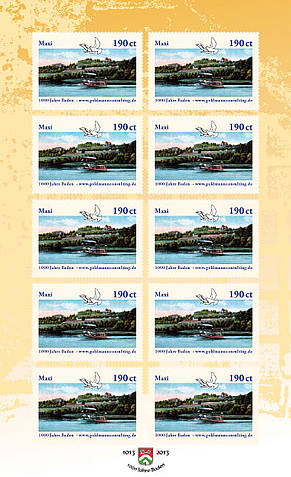 Briefmarkenbogen - 190ct