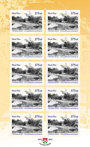 Briefmarkenbogen - 375ct