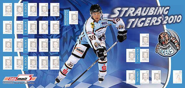 Sammelalbum mit den Straubing Tigers