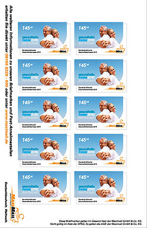 selbstklebende Briefmarken