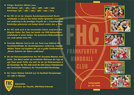PIN Ersttagskarte Handball