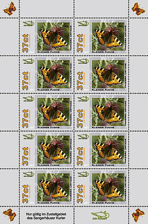 10er Bogen Briefmarken